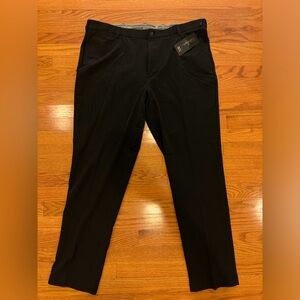 Men’s black dress pants; BNWT; excellent condition; size W42, L32